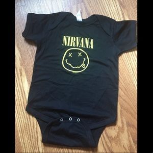 Nirvana onesie rabbit skins